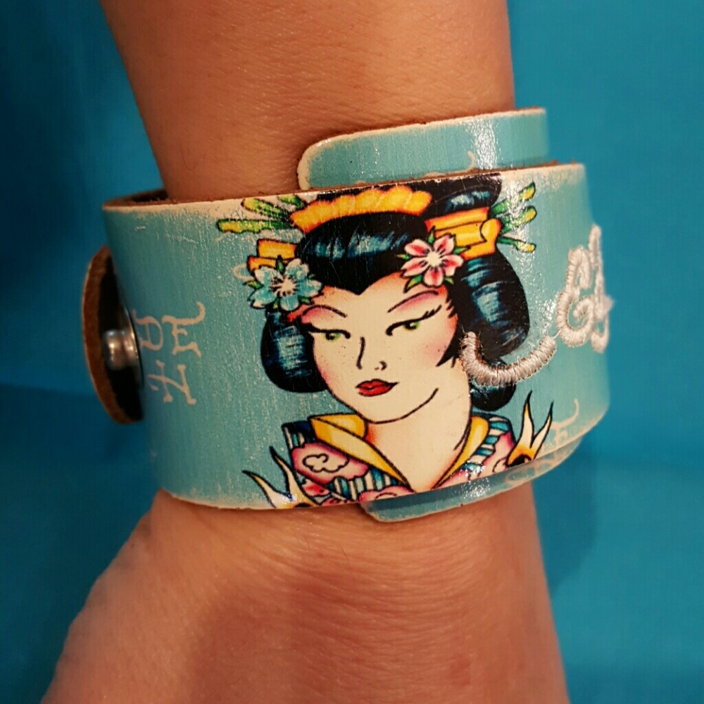 Ed Hardy leather